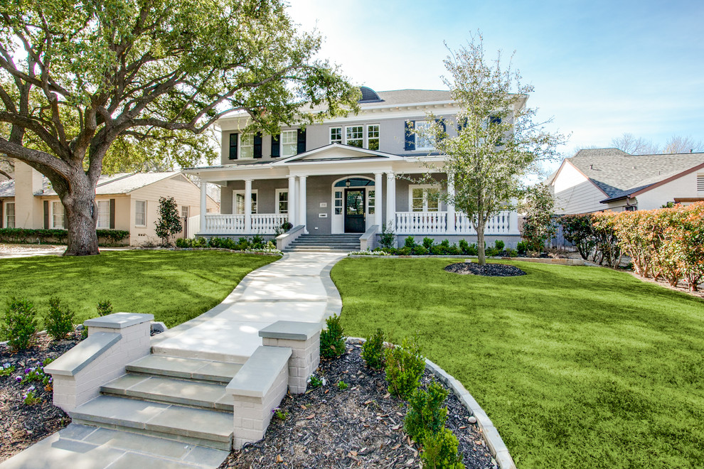 Alford Homes Colonial Elevation Exterior Dallas by