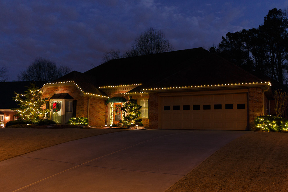 Alpharetta, GA Christmas Lighting Project 2 Traditional Exterior