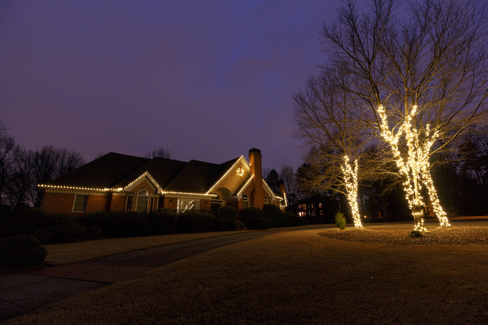 Alpharetta, GA Christmas Lighting Project 3 Traditional Exterior