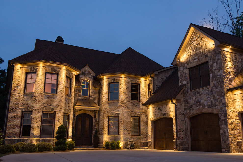 Alpharetta House Lighting Project 4 Traditional Exterior Atlanta
