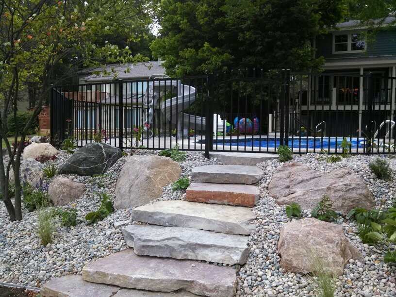 Aluminum Ornamental Pool Fence Traditional Exterior Grand Rapids by Straight Line Fence
