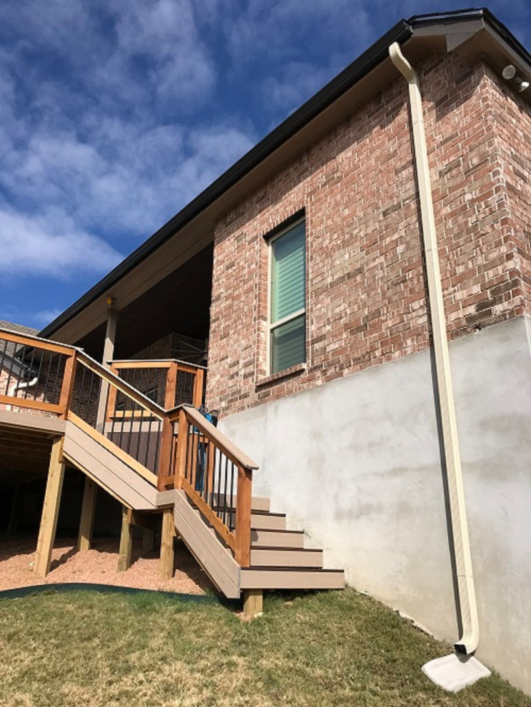 Aluminum Roof Gutter Install, San Antonio, TX Contemporary Exterior