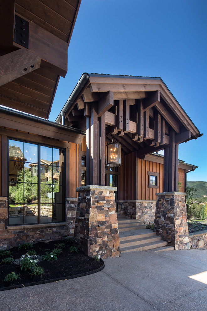 Photo of a rustic house exterior in Salt Lake City.