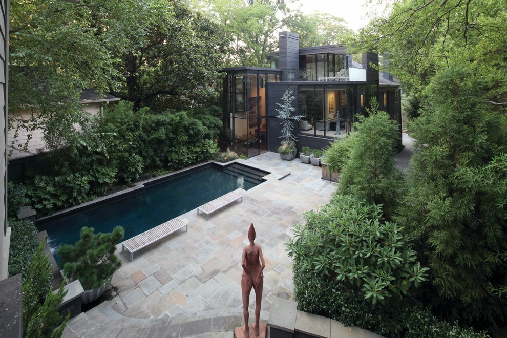 Ansley Glass House Modern Exterior Charlotte by VMZINCUS Houzz