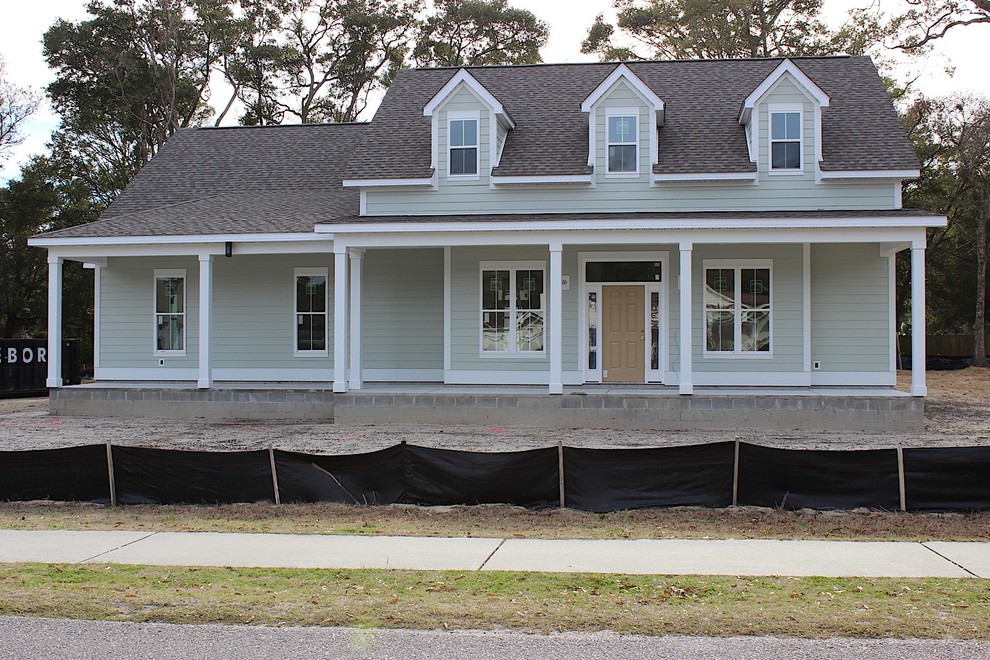 Arcadian Shores Custom Home Beach Style Exterior Wilmington by
