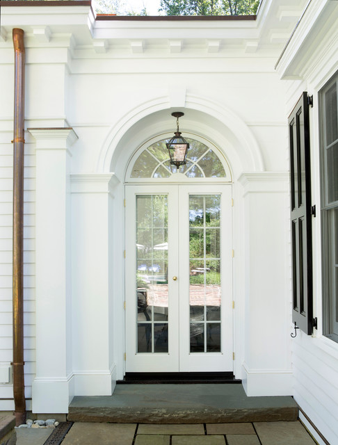 Arched Doorway Kitchen Traditional Exterior New York By