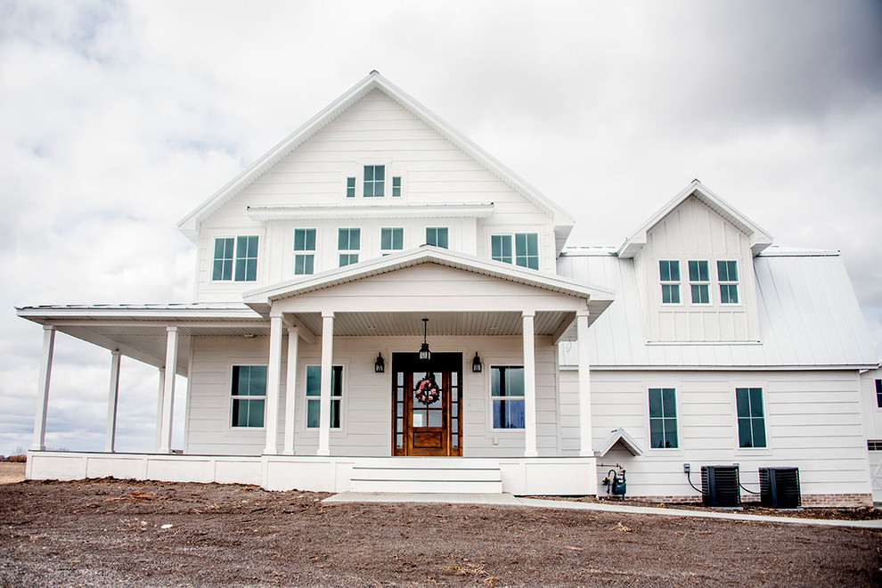 Architectural Design Farmhouse Plan 30081RT comes to life in Idaho