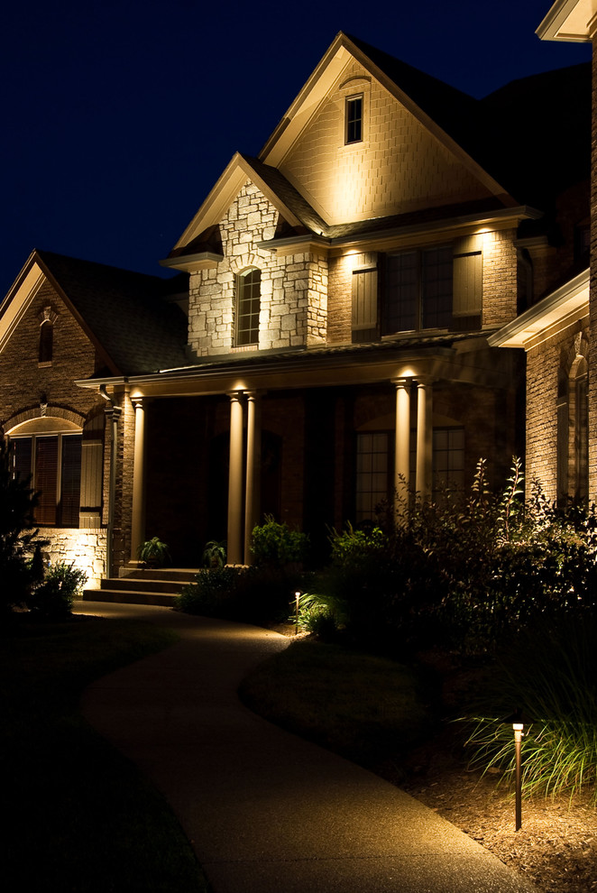 Eclectic exterior home idea in Indianapolis