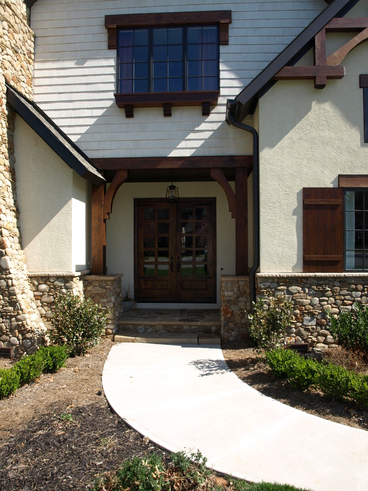 Architectural Stone Veneer Craftsman Exterior Charlotte by