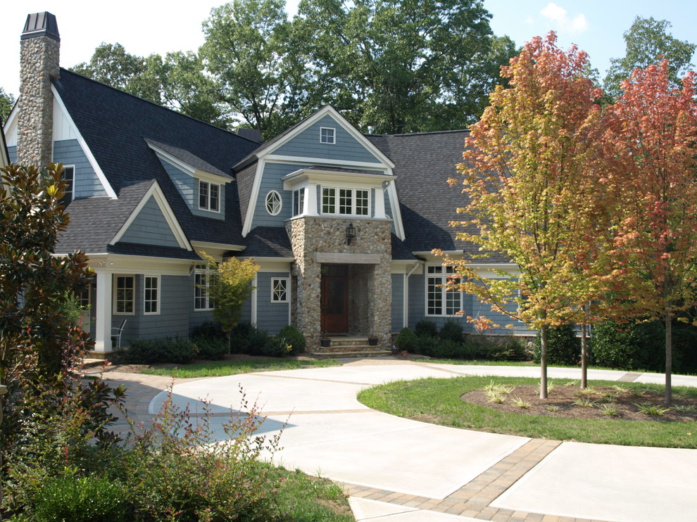 Architectural Stone Veneer Craftsman Façade Charlotte par