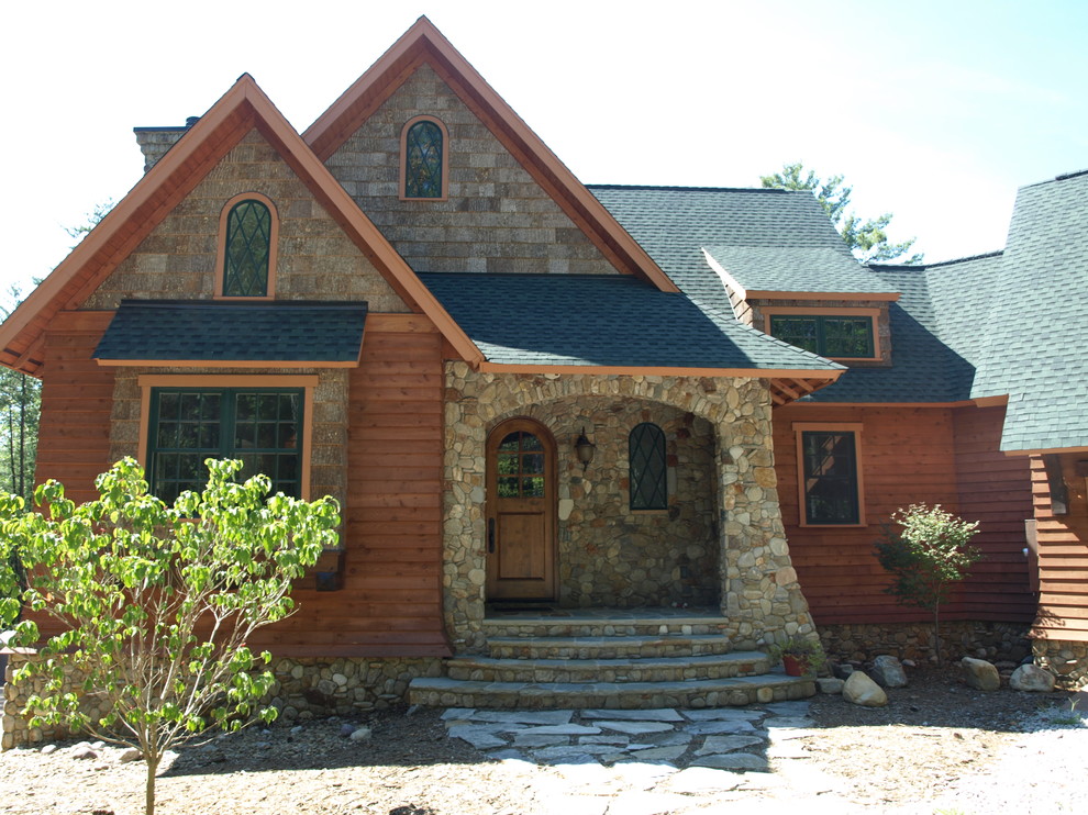 Architectural Stone Veneer Craftsman Exterior Charlotte by