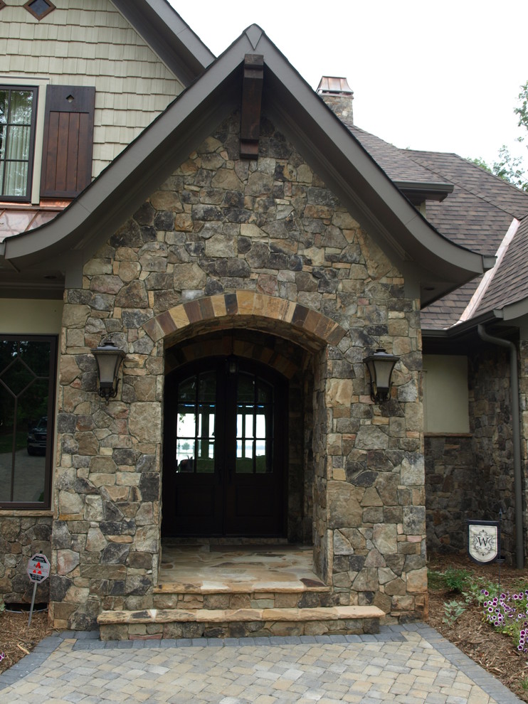 Architectural Stone Veneer Craftsman Exterior Charlotte by