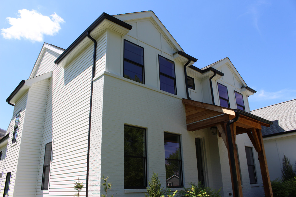 Arctic White James Hardie Panel Des Peres Mo Façade St Louis Par Siding Express