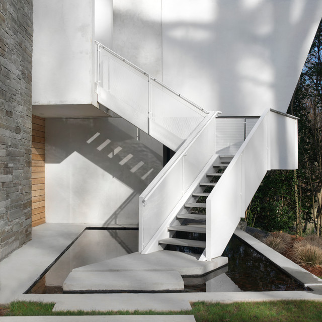Argonne Residence Contemporary Staircase Atlanta by CORE