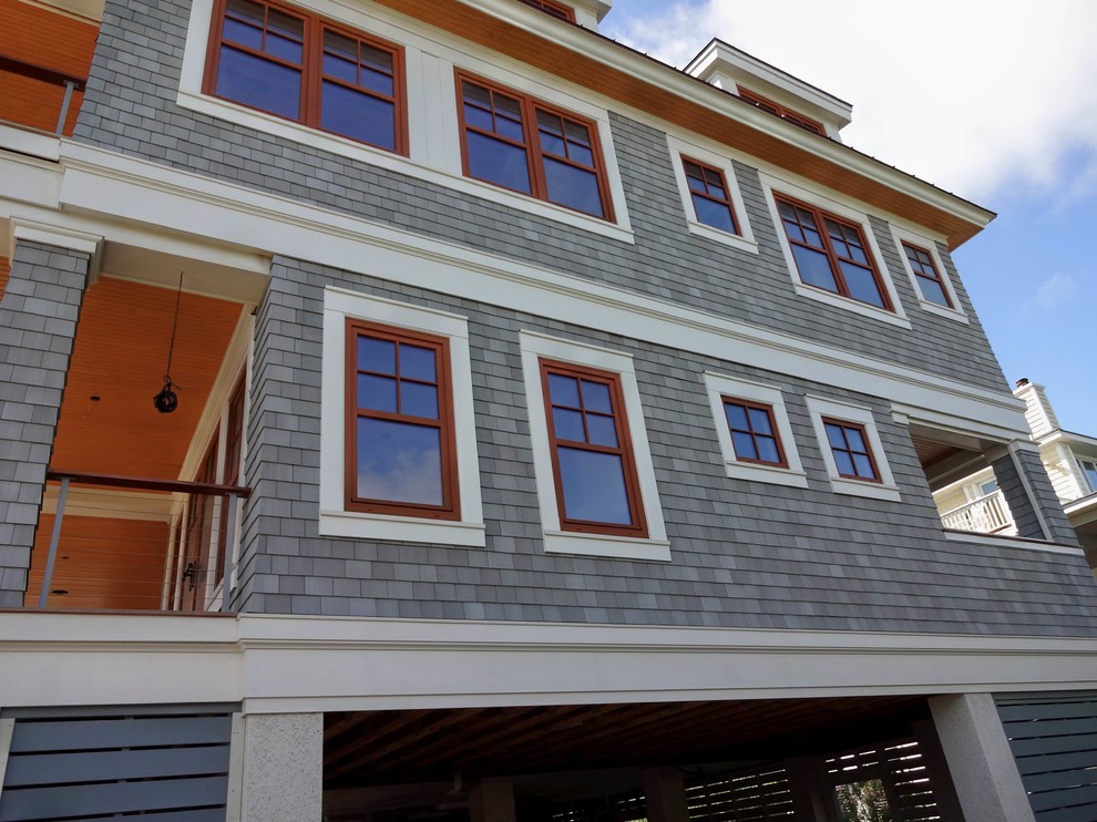 Argos Shingles Beach Style Exterior Charleston by Jain Building