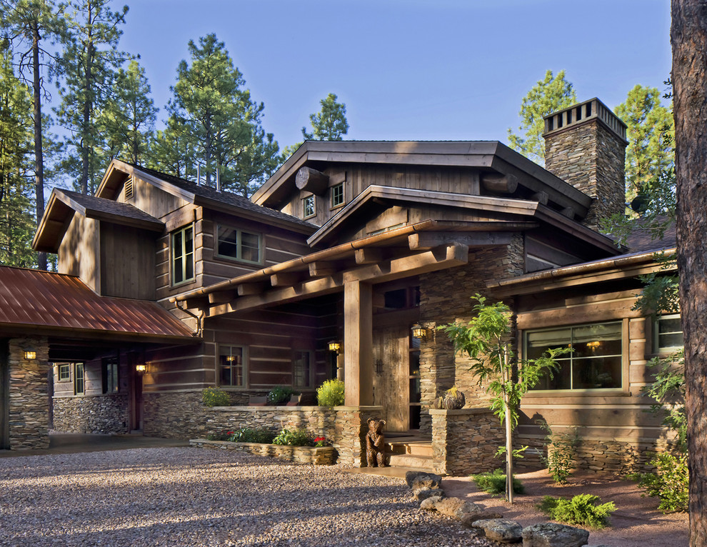 Arizona Mountain Home - Traditional - Exterior - Phoenix - by Urban ...
