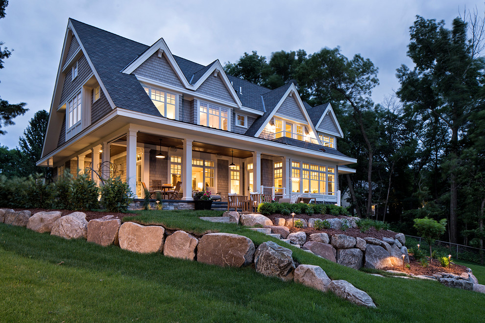Inspiration for a classic house exterior in Minneapolis.