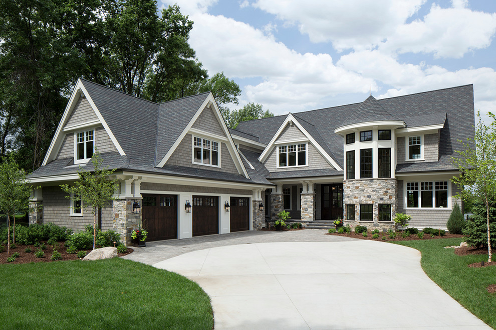 Transitional exterior home photo in Minneapolis