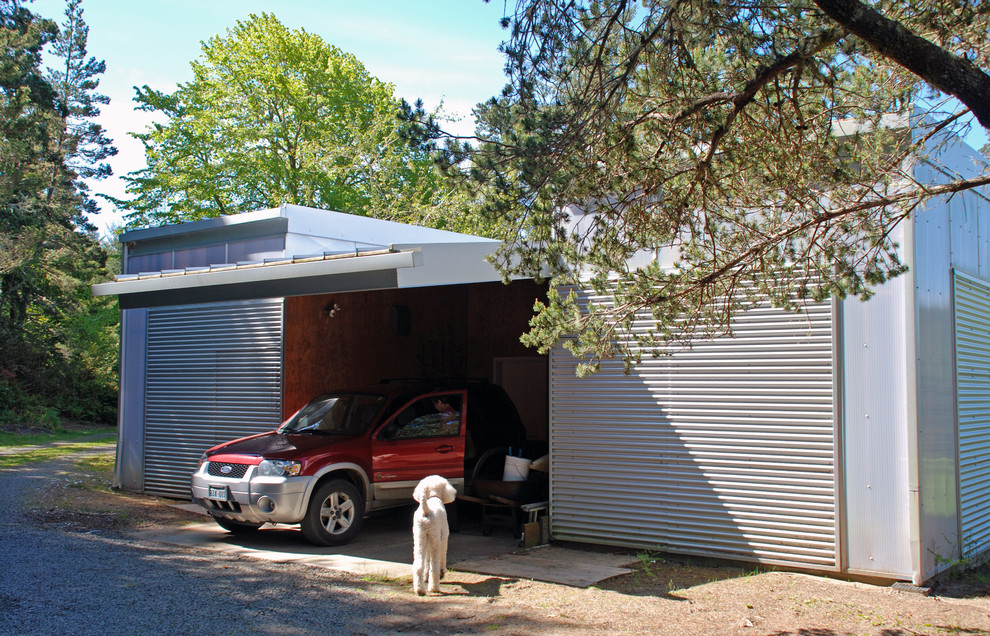 Idéer för en modern garage och förråd