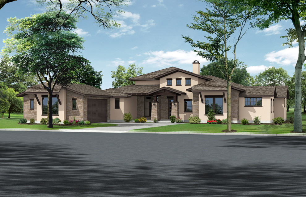 Ash Creek Homes at Serene Hills Modern Exterior Austin by Ash