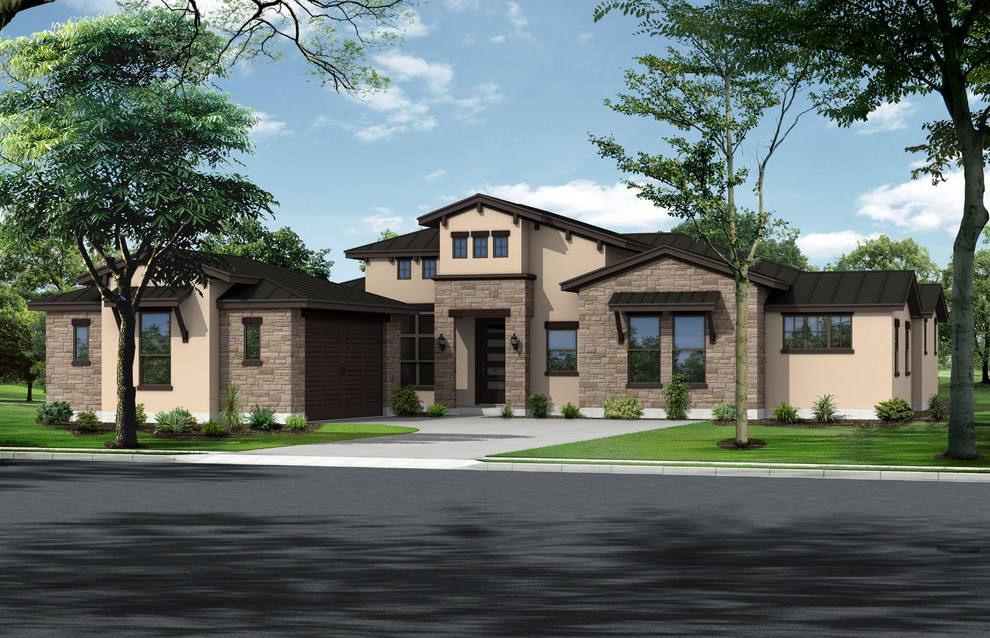 Ash Creek Homes at Serene Hills Modern Exterior Austin by Ash