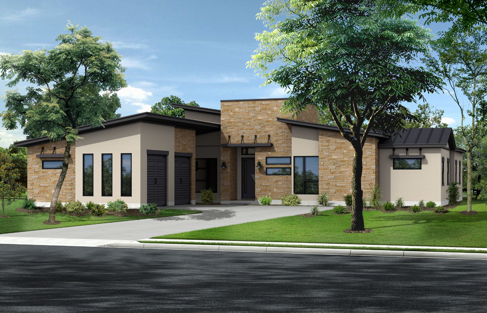 Ash Creek Homes at Serene Hills Transitional Exterior Austin by