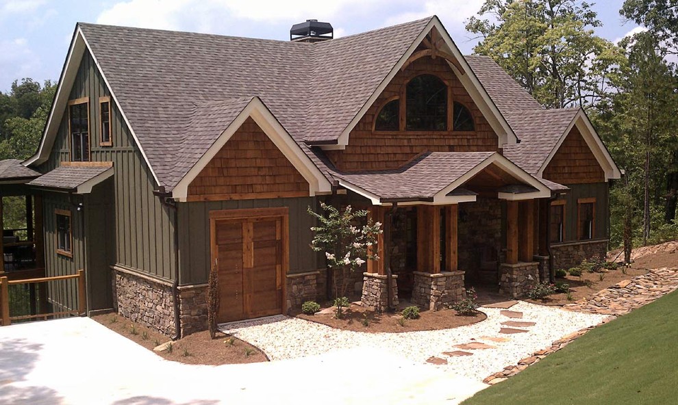 Asheville Mountain Home Traditional Exterior Atlanta by Max