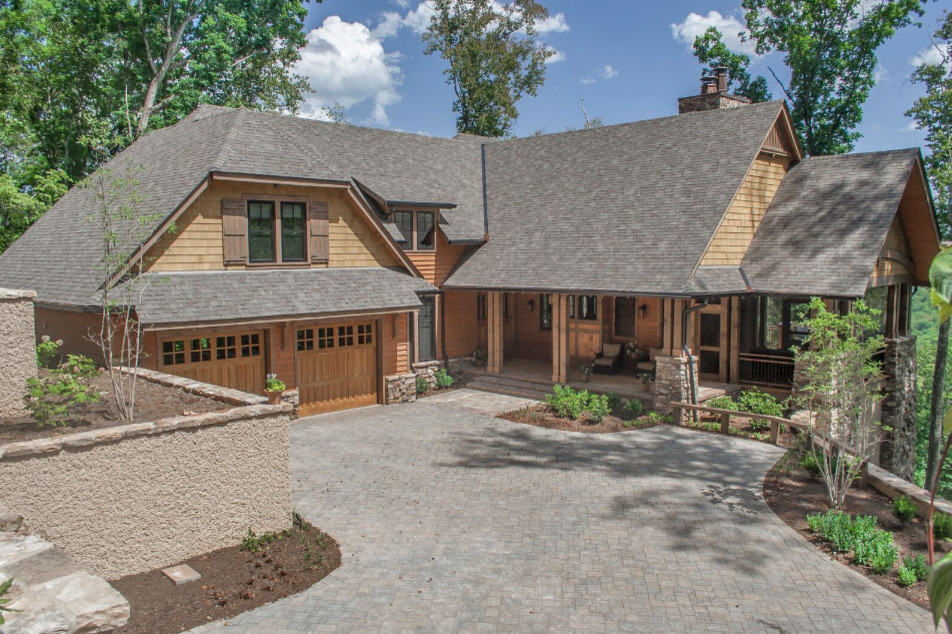 Asheville Ranch Style Custom Homes Rustic Exterior Other by