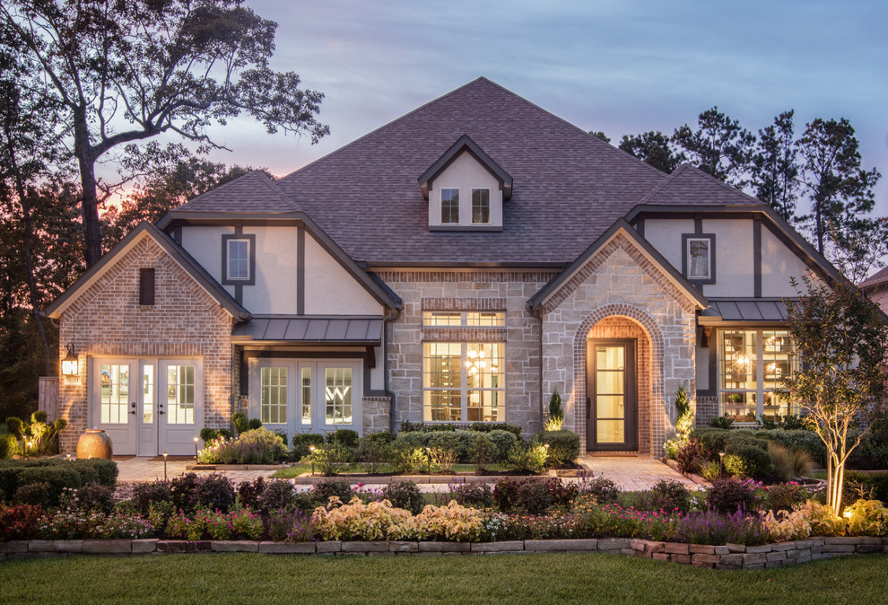 Ashton Woods Model Home Royal Brook Traditional Exterior 
