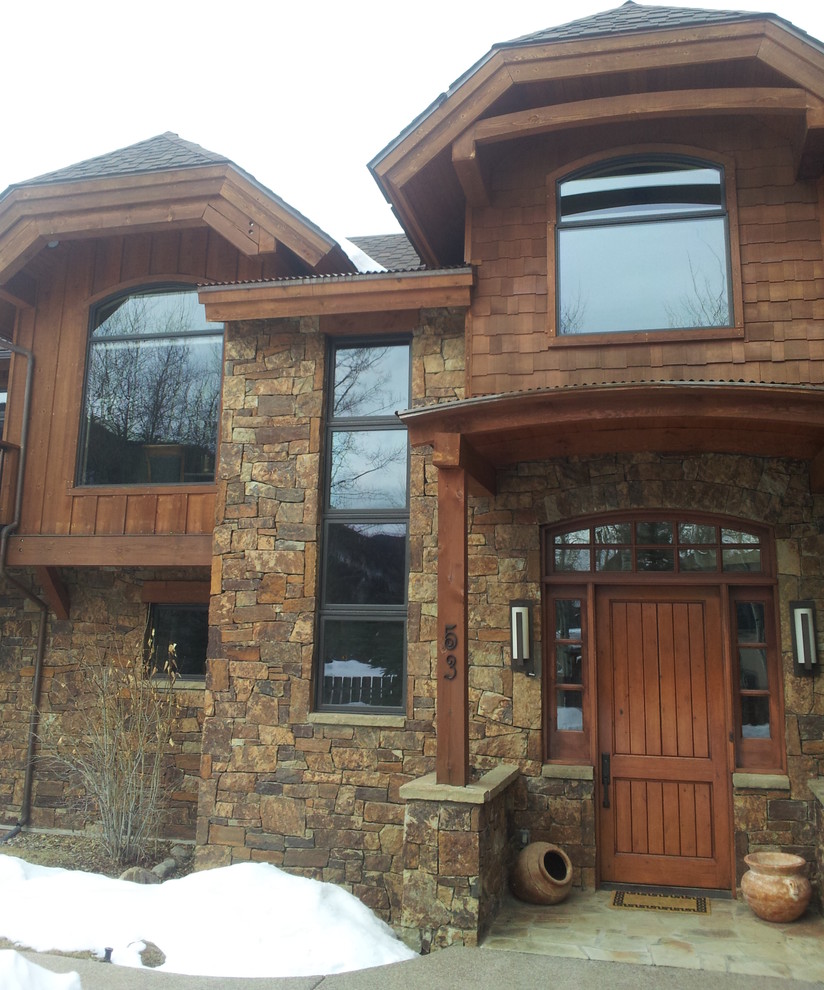 Aspen Townhomes Rustic Exterior Denver by Prospect 30 Eight