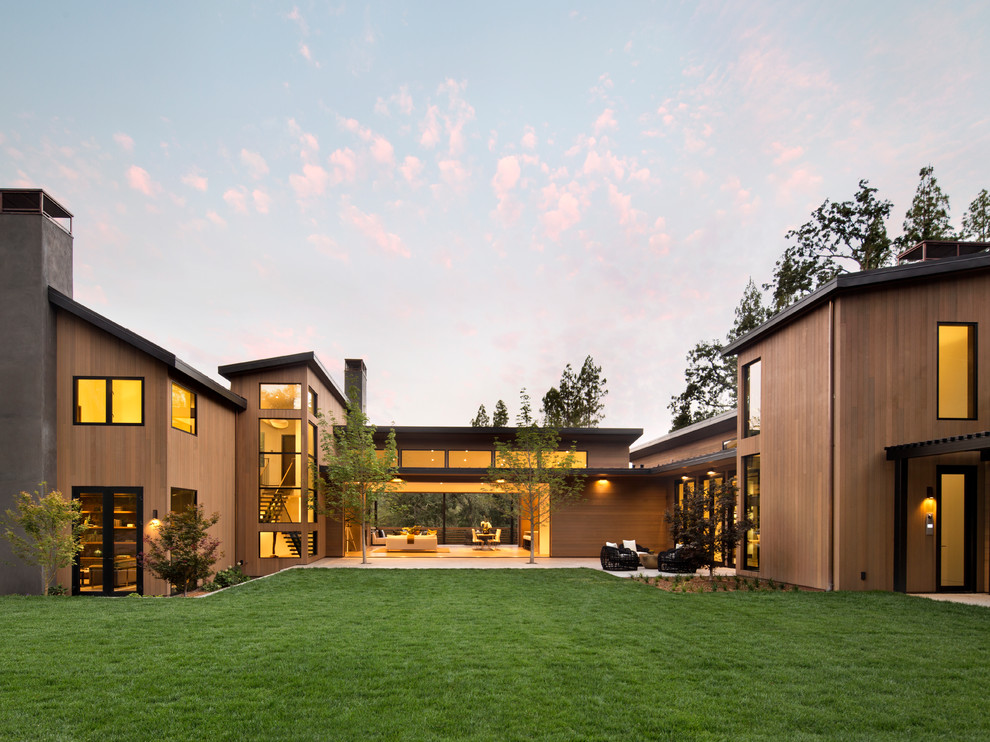 Atherton Home Modern Exterior San Francisco by Butler Armsden