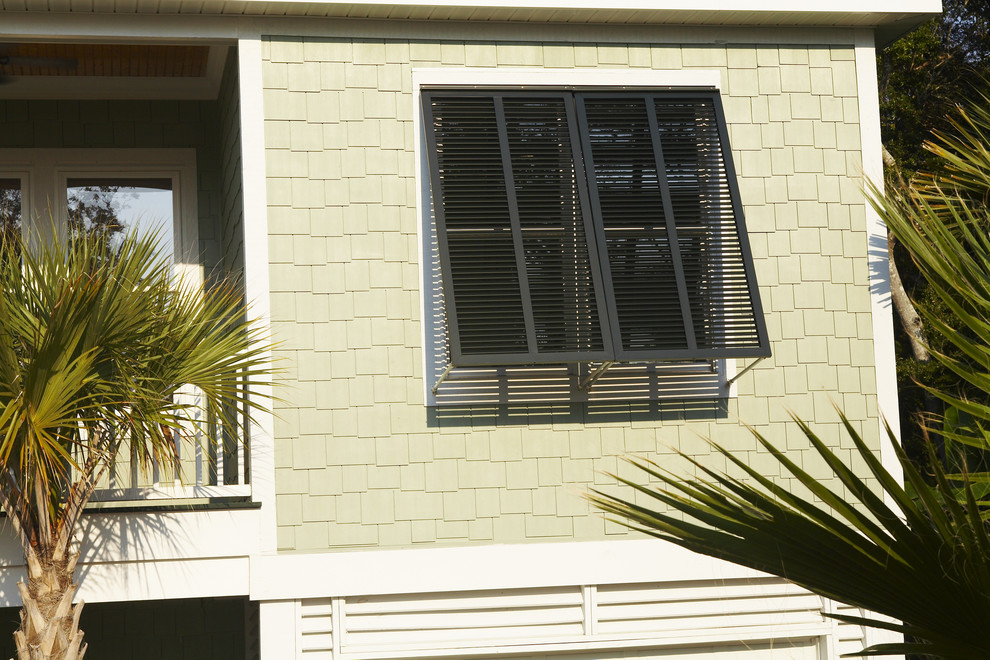 Atlantic Premium Shutters Transitional Exterior