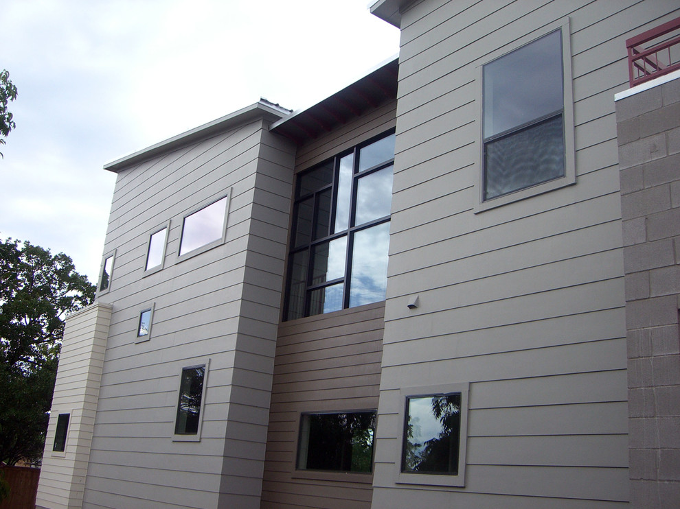 Austin Duplex Villas Midcentury Exterior Austin by Ulloa Design