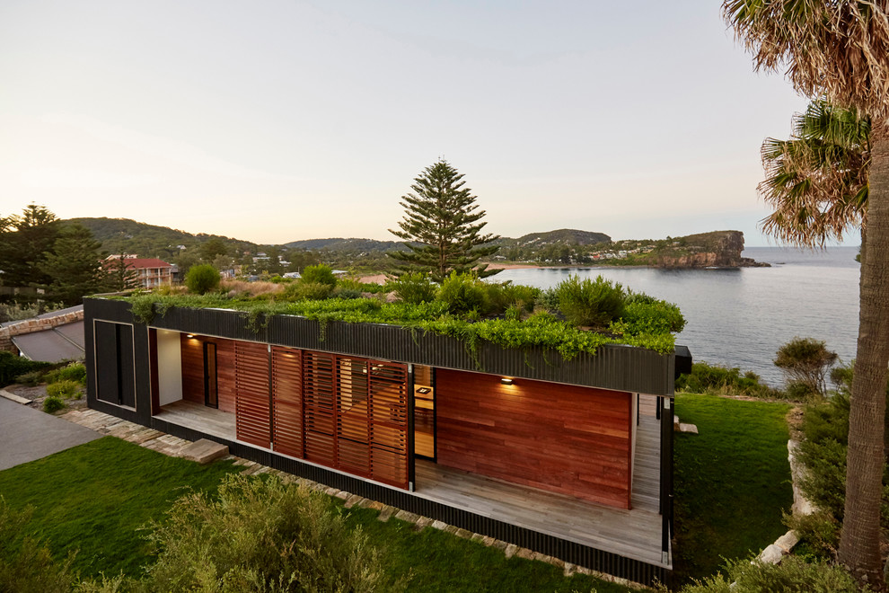Moderne Holzfassade Haus in Sydney