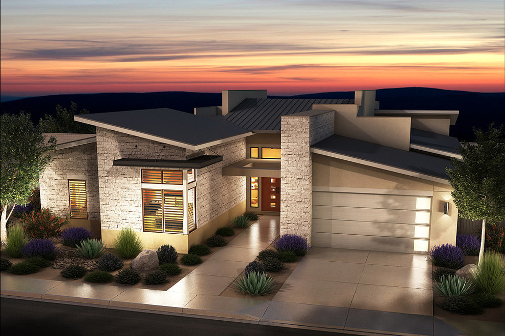 AXIS New Homes in Henderson, NV by Pardee Homes Modern Exterior