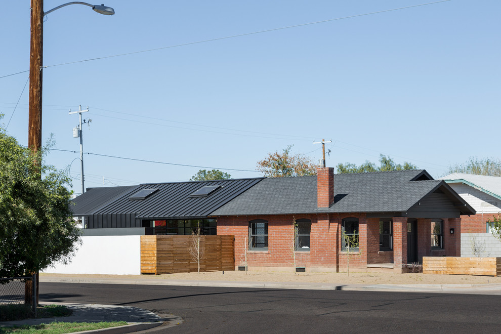 Example of an urban exterior home design in Phoenix