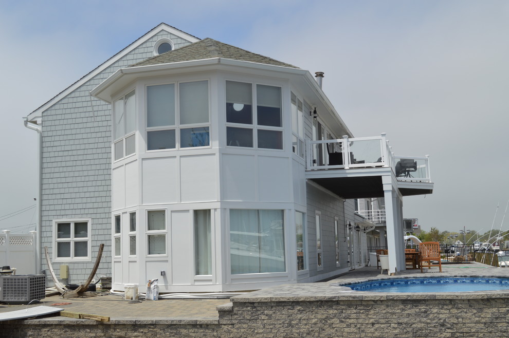 Babylon waterfront Beach Style Exterior New York by Long Island