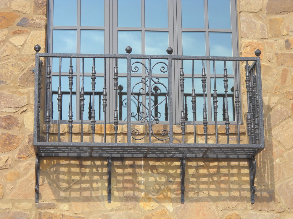 Balcony Railings - Rustic - Exterior - Oklahoma City - by Old World ...