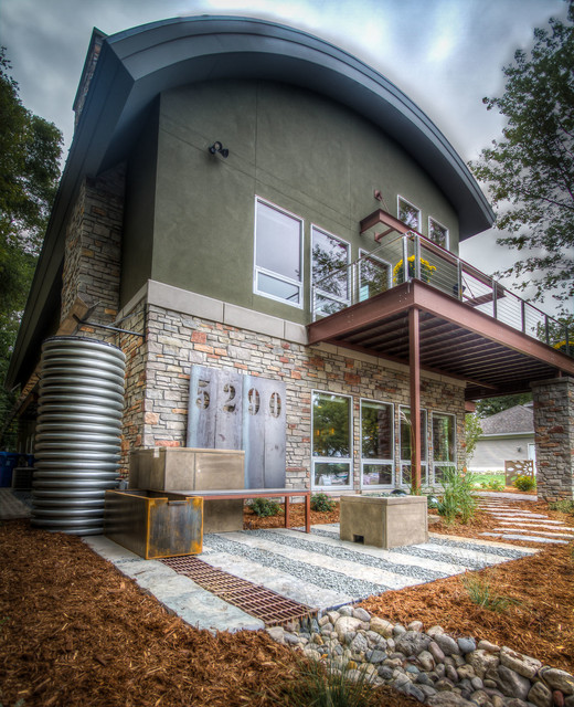 Bald Eagle Lake Residence Contemporary House Exterior Minneapolis