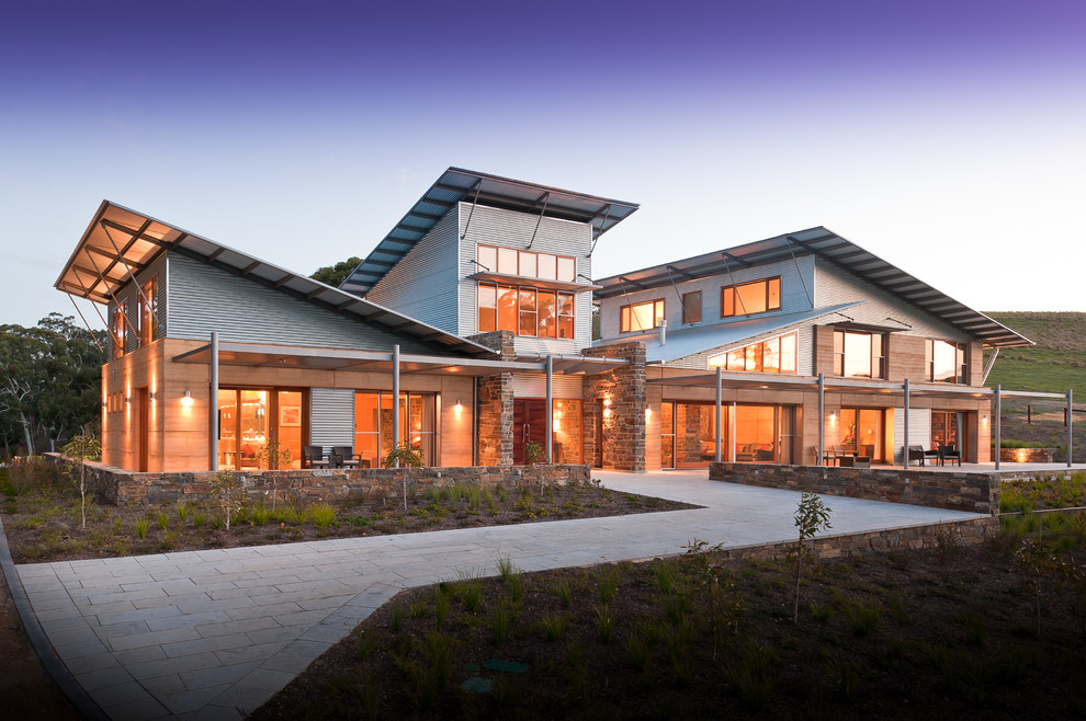 Balhannah House Farmhouse Exterior Adelaide by TT Architecture