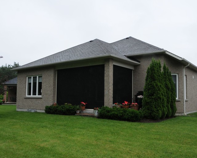 Ballantrae Golf Club Motorized Porch Traditional House Exterior