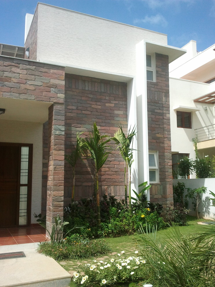 This is an example of a house exterior in Bengaluru.