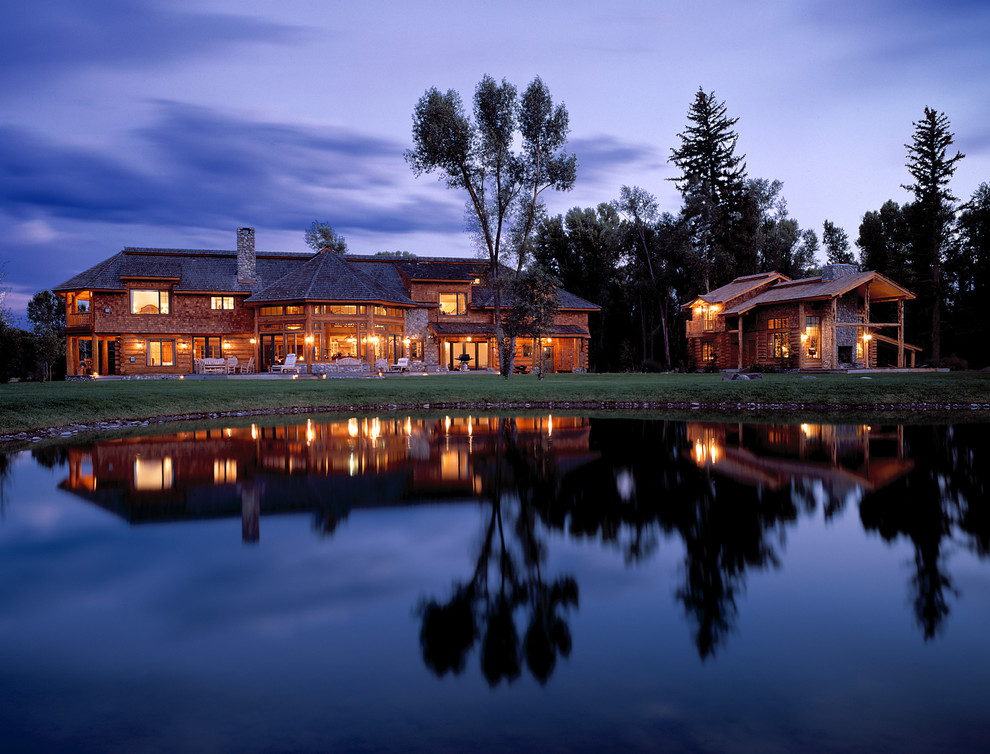 Bar B Bar; Jackson, WY Traditional Exterior Denver by Teton