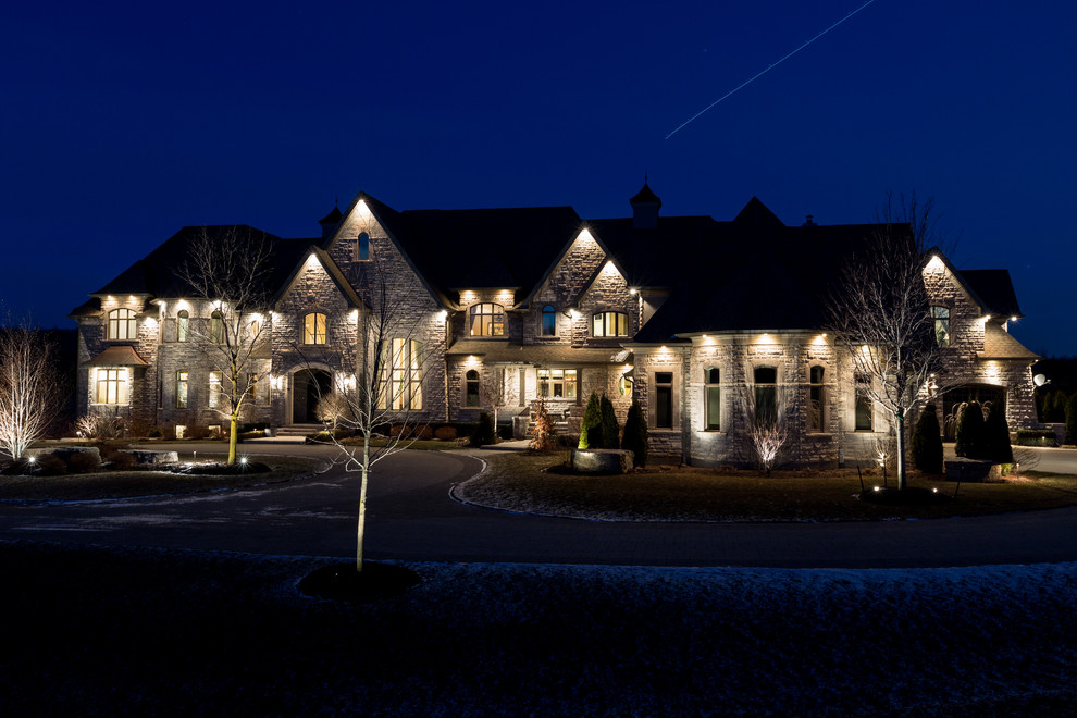 Barclay Fieldstone Estates, Grand Villa Traditional Exterior