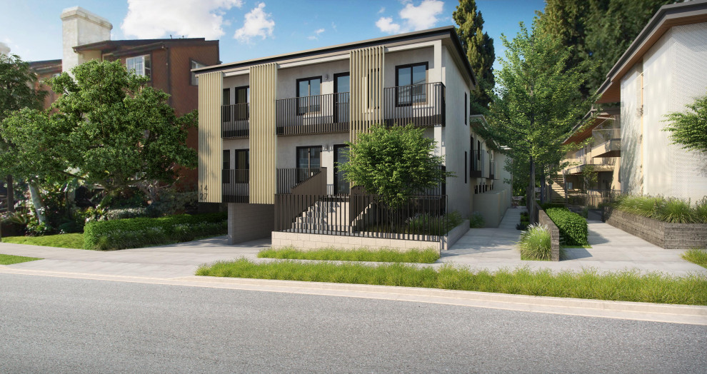 Barry Apartments Contemporary Exterior Los Angeles by Venn Studio, Inc. Houzz