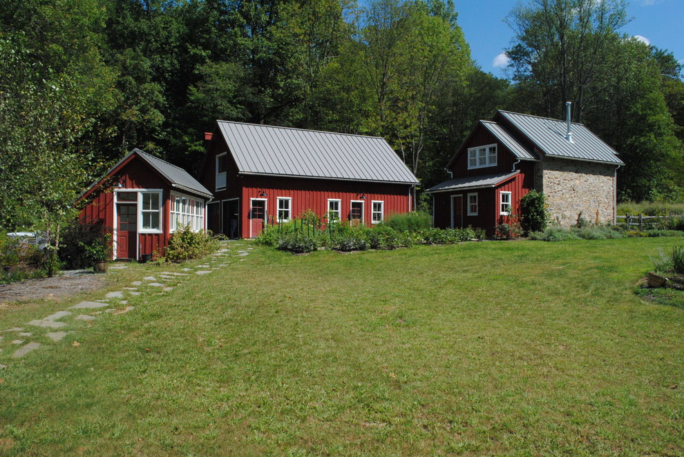 Barto Homestead Farmhouse Exterior Philadelphia by Maurice