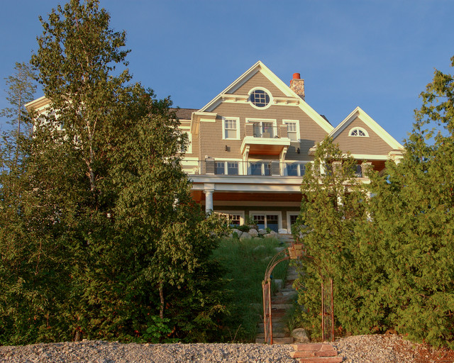Bay Harbor Petosky Michigan Waterfront Home Beach Style Exterior