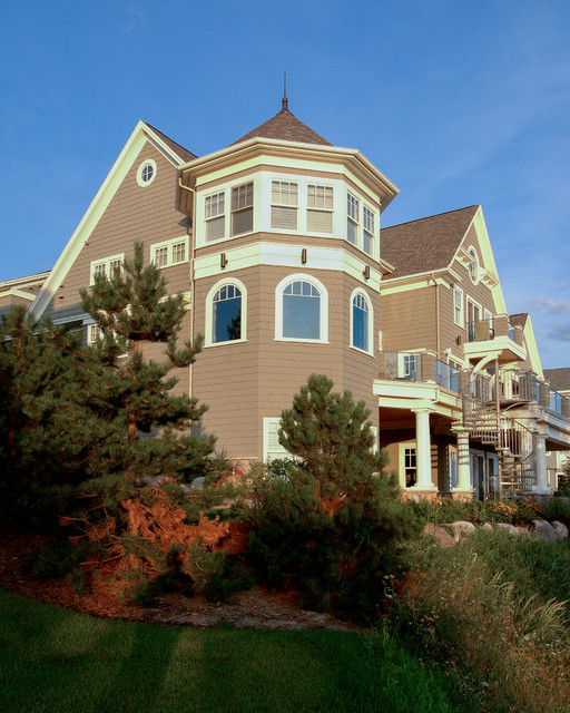 Bay Harbor Petosky Michigan Waterfront Home Beach Style Exterior