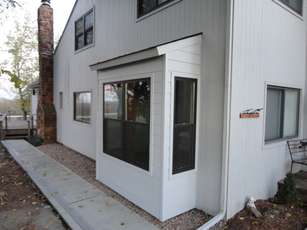 Bay window and sidewalk - Transitional - Exterior - Oklahoma City - by ...