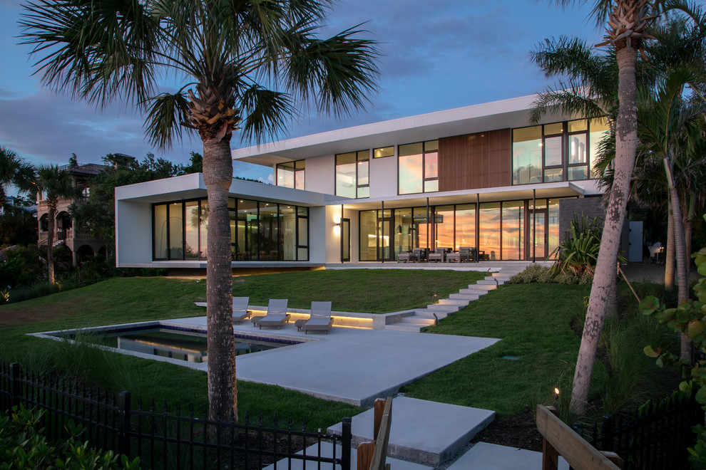 Bayview Residence Modern Exterior Tampa by Dwell Interiors Houzz
